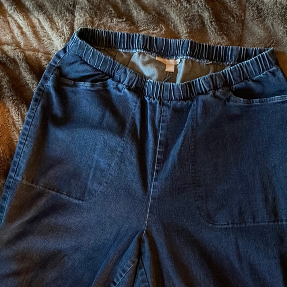 20 Tall womanwithin Jeans with stretch.